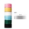 SoFire 6 Color 1 Inch Wide 60 Yards Sheer Chiffon Ribbon Organza Satin Ribbon Craft Ribbon for Gift Wrappping, Decoration
